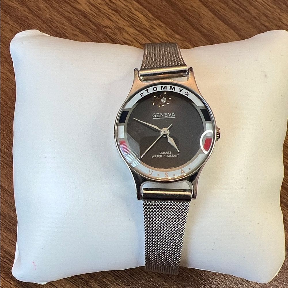 Geneva Tommy Hilfiger Silver Tone Ladies Watch